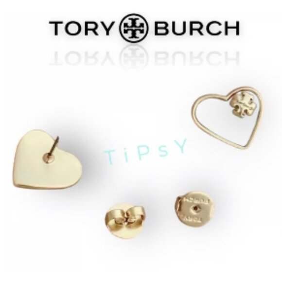 Tory Burch Mother of Pearl HeartEarrings & Necklace - Picture 7 of 7